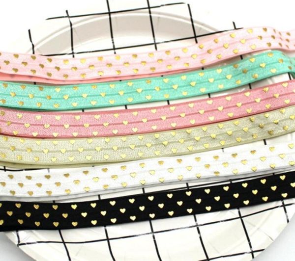 58QUOT GOLD FOIL POLKA POLKA CUORE NBOE NEST CORPE I CORSI VALINE PIET OVER ELASTICO PER ACCENSIONE PACCOLA DI PACCIA BENEGGIE O3218424