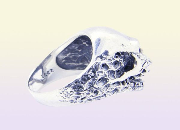 1pc Größe 715 Männer Jungen 925 Sterling Silber Cool Schädel Ring Schmuck neueste S925 Fashion Demon Skull Ring19785821695962