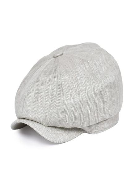 BOTVELA HERRINGUE LINEN LINO DI LINO DI LINO DI LINO DI LINORE SIMMA DONNE Summer Bakerboy Cappelli a cappello piatto traspirante Cappelli da berretto di mela 007 T2007202260818