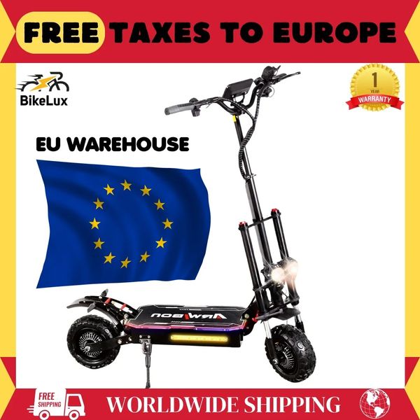 2024 UE New 5600W Dobing Electric Scooter Adultos, Motores de 60V Motores Dual 11 