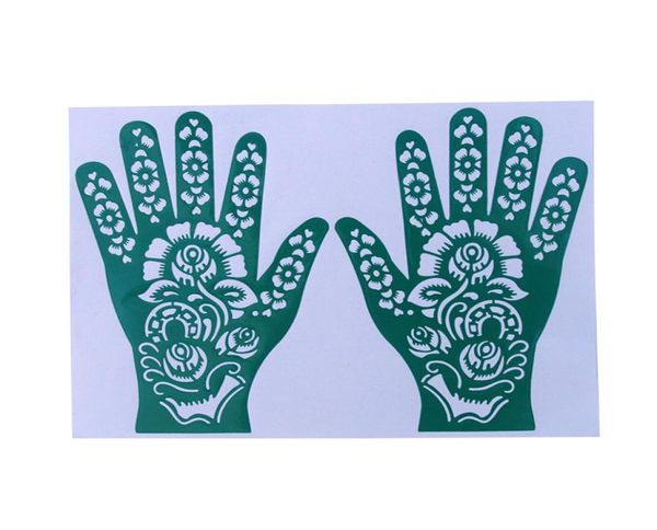 Intero 2017 Nuovo arrivo India HENNA Stencil tatuaggi temporanei per donne Gambi a mano Fedi Body Art Decal Fashion4779250