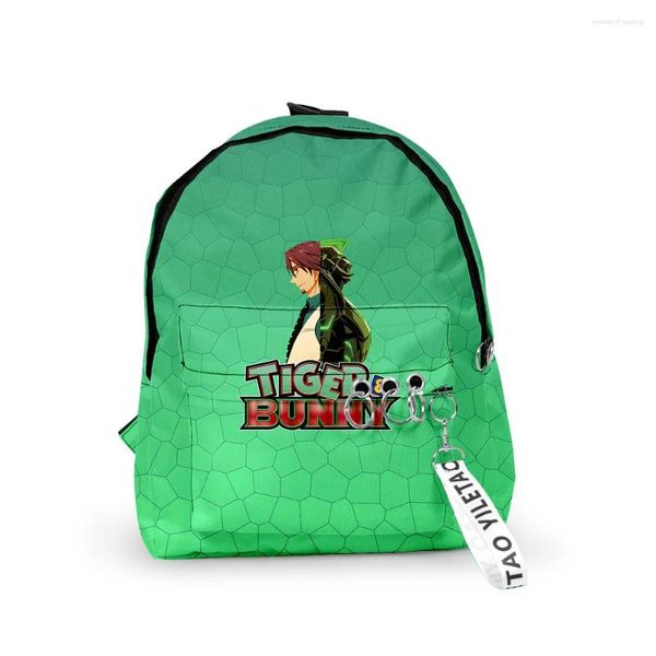 Zaino hip hop tigre zaino per ragazzi/ragazze sacchetti di scuola da scuola 3d tinalline 3d oxford impermeabile carino piccolo piccolo