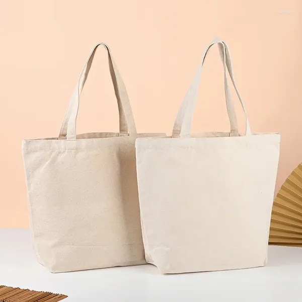 Alışveriş Çantaları Toptan Değer Canvas Tote ile Gusset-0022