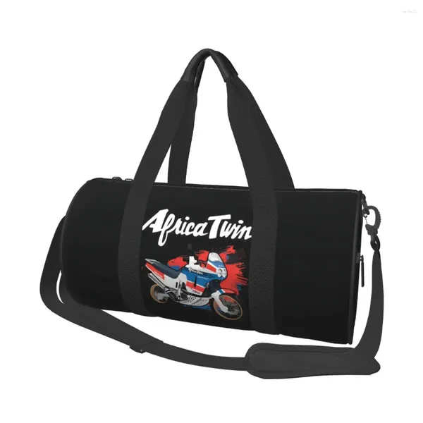 Bolsas ao ar livre Africa Twin XRV 750 Sport Motorbike Treinamento de aventura Bolsa de ginástica com sapatos Bolsas vintage Men