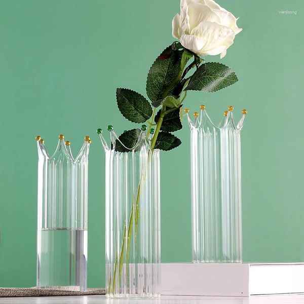 Vazolar Cam Çiçek Vazo Düğün Dekor Merkez Rustik Terraryum Bitkileri Masa Süslemeleri Kurutulmuş Nordic