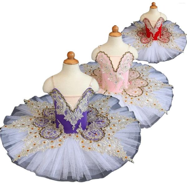 Стадия Wee White Swan Lake Ballet детская юбка для танцевальной одежды для живота классическая производительность костюмов
