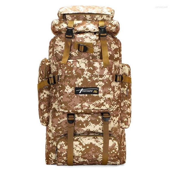 Zaino 70L MILITARIO MILITARI Viaggiate Tattico arrampicata da escursionismo da escursionismo camuffato multifunzionale