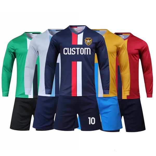 T-shorts a maniche lunghe Shorts Soccer Sumpy Suit for Men Personalized Da