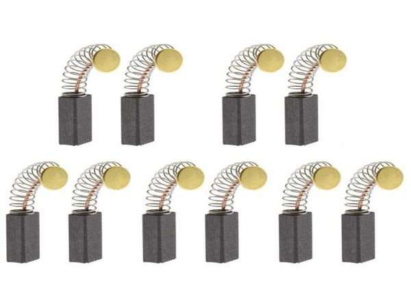 Bewässerungsausrüstungen 5 Paare Motor Kohlenstoffbürsten 13mm x 8mm 5 mm Universal Elektrowerkzeug Ersatzteile für Winkelschleifer Orbital S7921719