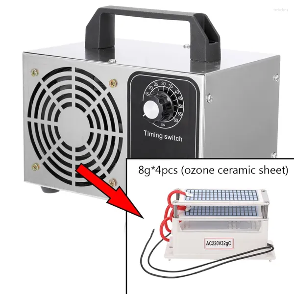 Портативный озон 32 г/ч генераторный очиститель воздушного фильтра для домашнего автомобиля формальдегид