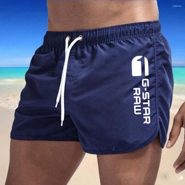 Toupinho de banho masculino Man Swimshims Swimming Swalming Board Board Sexy Surf Surf Summer Summer Roups Breathable Pants (9colors)