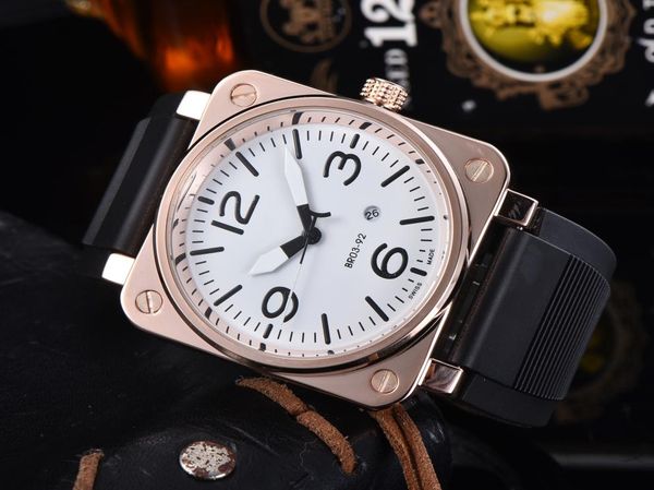 Sports Quartz Men039s Br Watch Ross Watch Personality Dial Dial Band Band World Time6713300