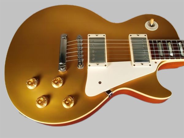 Китайская гитара 2007 1957 Custom Shop 57 Historicr7 ~ Goldtop OEM Musical Instruments 369