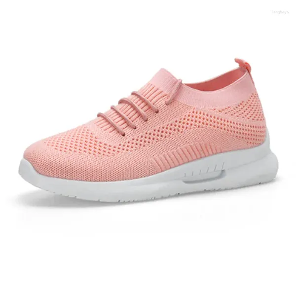 Fitness Shoes Blwbyl Women Women Casual Knitting Socks Sneakers Stretch Flats Fashion Ladies Slip On Platform feminino calçados de lazer feminino