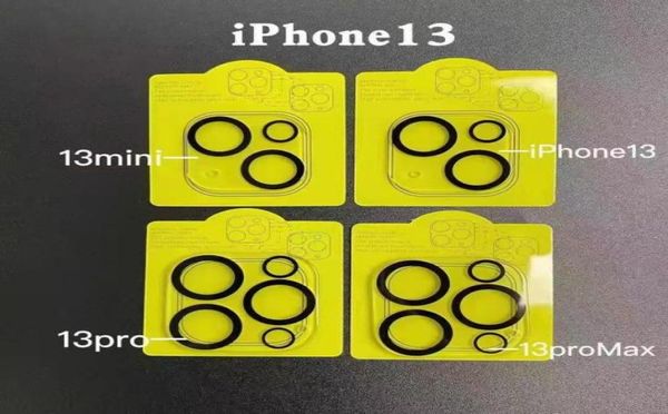 Protettore per fotocamera 3D per iPhone 13 Pro Max Len Len Temped Glass Film Film Apple Mobile 12 Series con pacchetto al dettaglio6509247