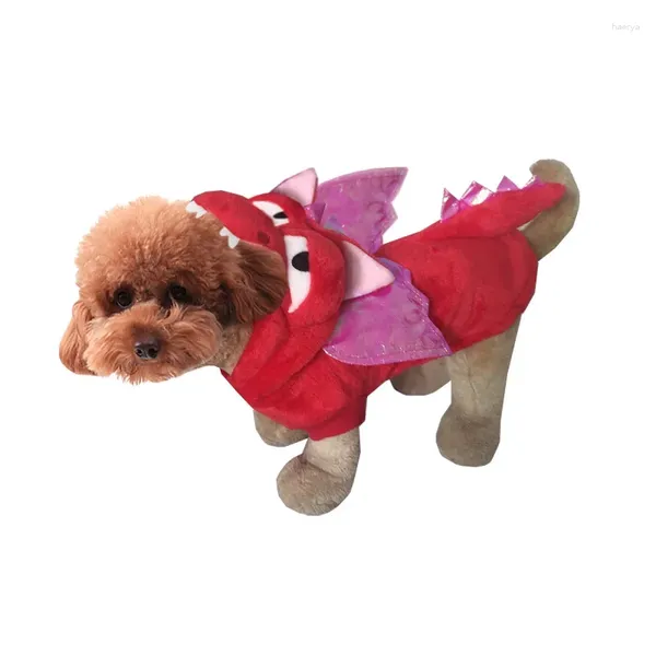 Abbigliamento per cani abiti da pet cosplay rivestimento in stile drago per piccoli cuccioli