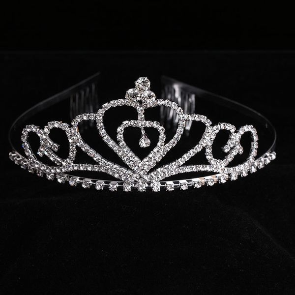 Bellissimi copricapi di strass Crystal Hot Hair Pettle per donne o ragazze Regali di festa Regalo Silver Decorative Head Tiara Accessori