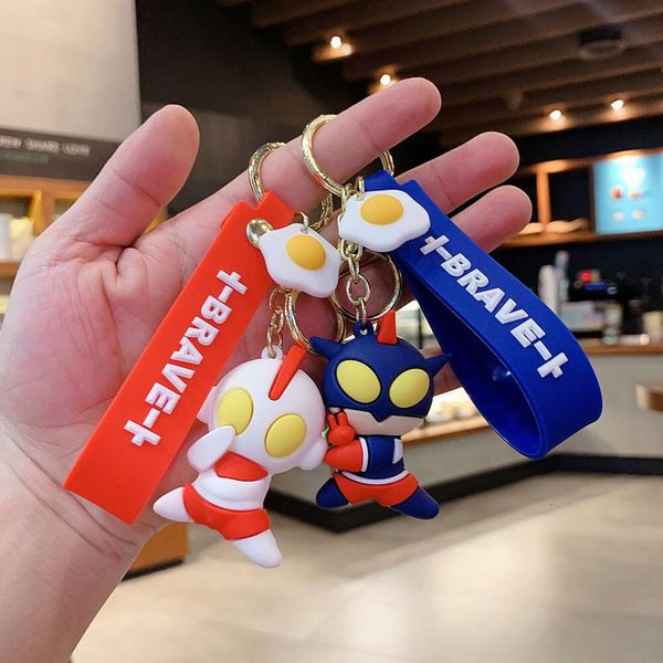 Cartoon Salato Egg Superman Bambola portachia portachiavi Chiaro Keyrope Key Bambola BookBag BOOK CASE PENDANT THIECHAIN