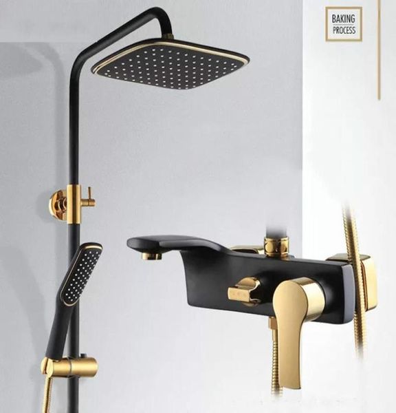 Kit doccia da toilette Gold Dochou Dochou Bronzo Bernello Black Doccia Regalo per nuova decorazione per la casa rubinetto da bagno 88802578