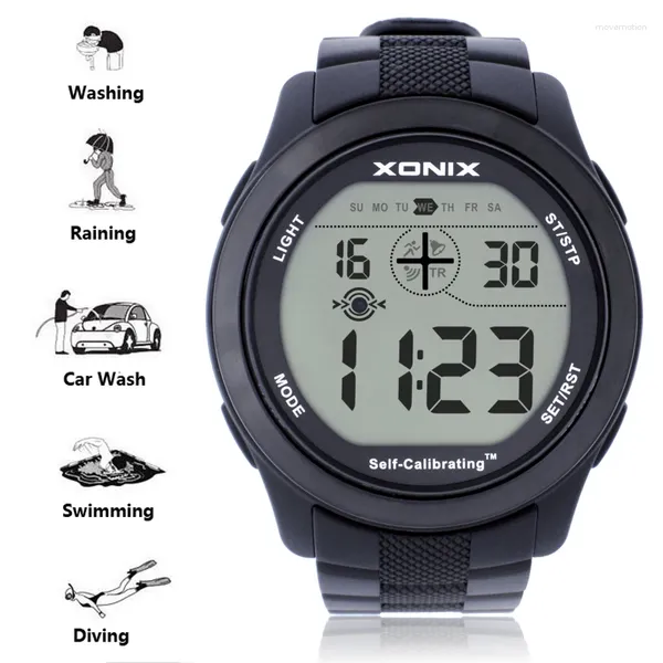 Orologi da polso orologi digitali per uomo immergere 100m waterproof sport orologio sport semplice semplice orologio da polso relogio maschilino