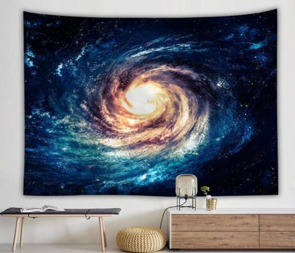 Erstaunliche Nacht Sternenhimmelstar Tapestry 3D bedruckte Wand Hanging Bild Bohemian Beach Handtuch Tuch Decken zwl09wll7169266324