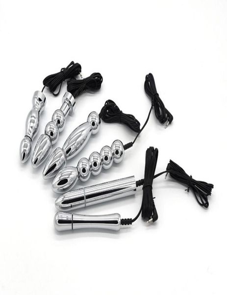 BDSM Medical Themeed Toys Accessorriies Electric Stoßfalloste Analstecker Elektro Schock Vagina Stimulation Massage Sex Toys für MEN8034113