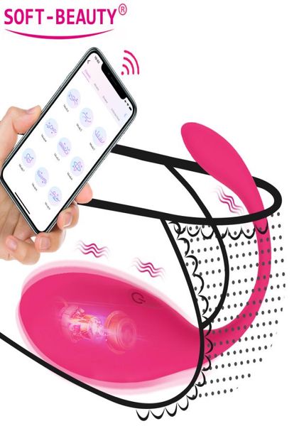 Силиконовая вибраторная приложение беспроводное удаленное массаж GSPOT стимулятор клитора Kegel Ball Вибрирующий яйцо для взрослых игр секс -игрушки для женщин 2140343
