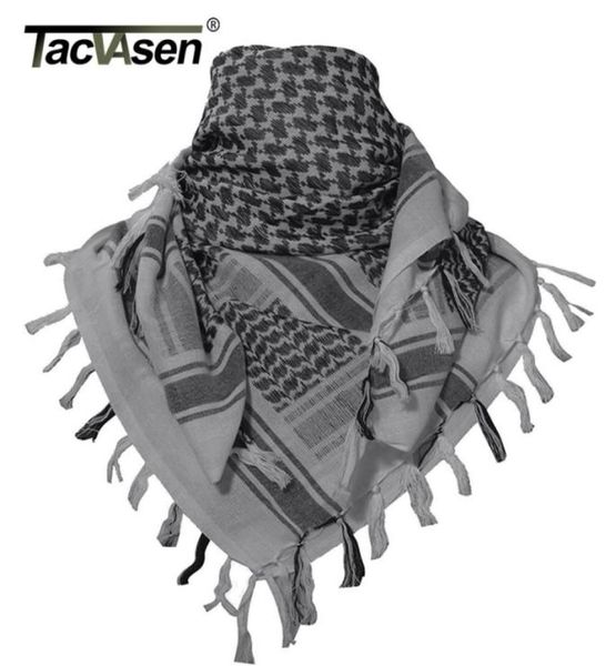 Tacvasen Мужчины Scarf Tactical Desert Arab Arab Keffiyeh Scarf Hamouflage Head Scarf Женщины арабская хлопчатобумажная маска для лица D1816799058