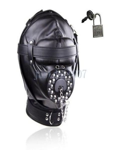 Мягкая полная головная головка маска Gimp Hood Muze Rooght Headgear Headgear Doldlyple E948825717