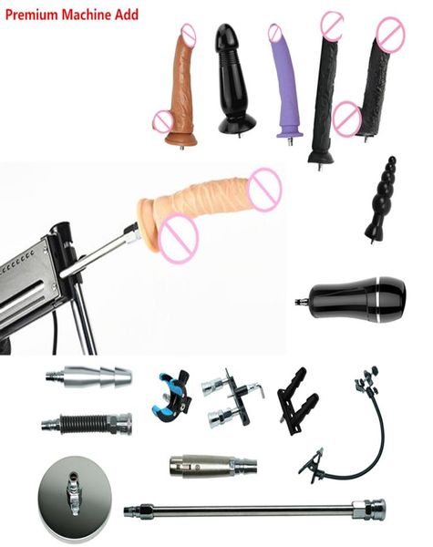 26 Tipos Premium Sex Machine Acreting VacuLock Dildo Cup Copo Sexo Máquina de amor para mulheres Sex Shop inteira Y1910229123850