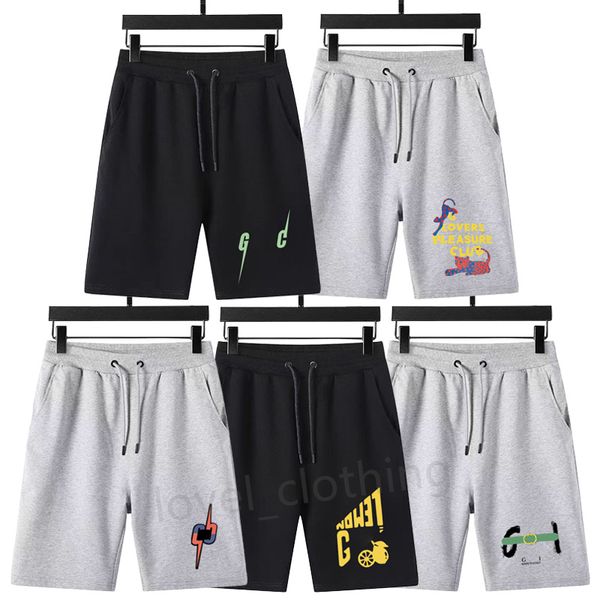 Shorts masculinos shorts shorts high street shorts masculinos esportes casuais calça solta estilo de tamanho grande cordão calça curta designer de tendências