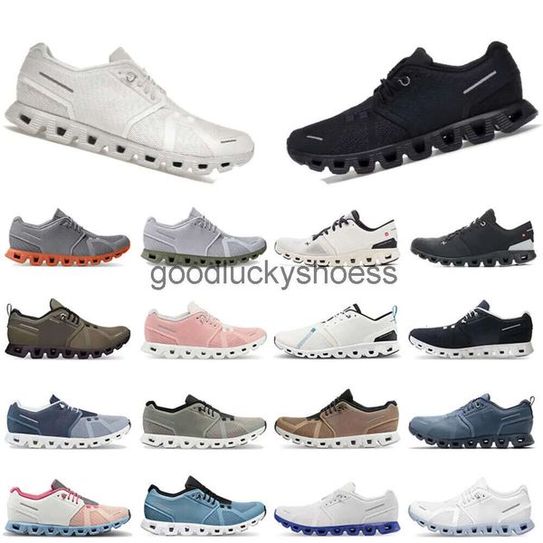2024 mit originalem Logo laufen Outdoor -Schuhe Designer Schuhe Plattform Sneakers Wolken Schock absorbieren Sport All Black White Grey für Frauen -Herren -Trainer Sport Sport