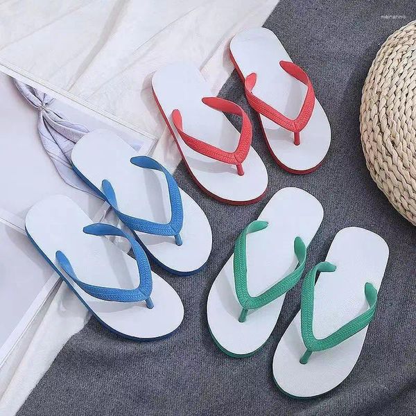 Hausschuhe Tafn Sandwich Flip Flops Sommer Gummi- und Frauen Strand Sandalen Hersteller Großhandel