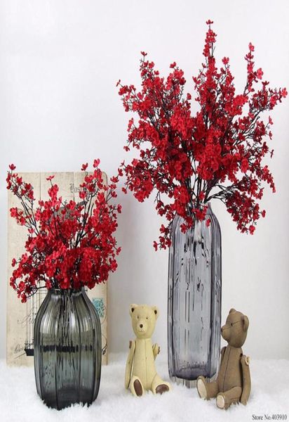 Fiori di seta fiori Cherry fiore artificiale finto sakura albero rami giappone decorazione plum flores tavolo da tavolo casa decorazioni di nozze8626757