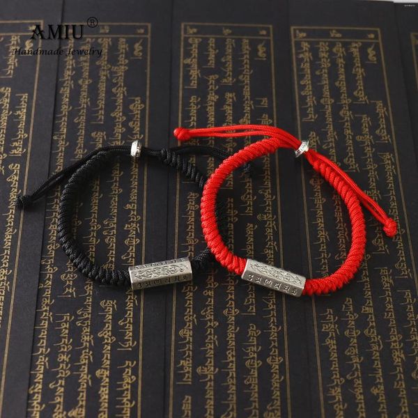 Strand Amiu Braccialetti rossi fatti a mano e bracciali neri Accessori Accessori per amanti Bracciale per gioielli