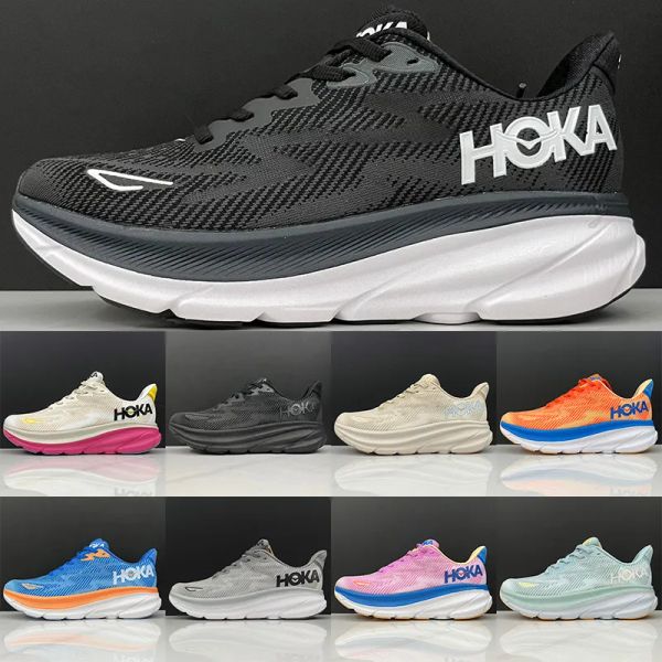 Спортивная детская обувь малыши Hoka One One Hoka Clifton 9 Child Sneakers Молодежные дошкольные дошкольные классы PS Tod Trainers for Kids