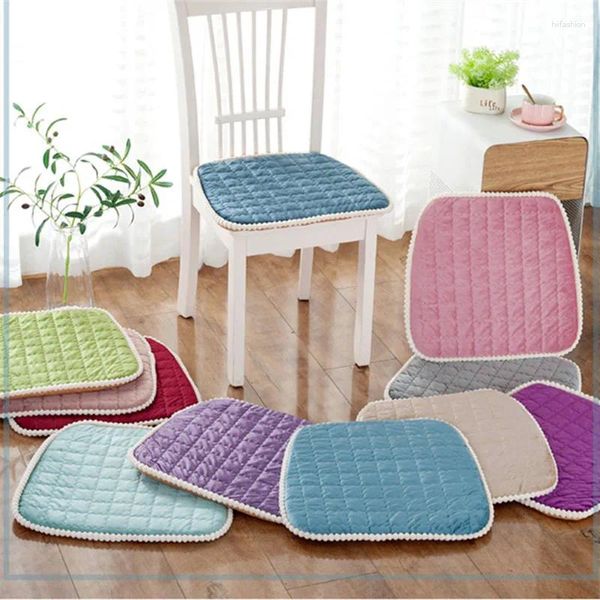 Cuscino moderno sedia a colore solido s inverno sgabelli caldi addensare pad patchine da pranzo in lavaggio da 1 pc tappetino 40 42 cm