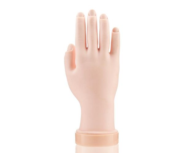 Ложные гвозди практикуют модель рук гибкие подвижные силиконовые протезны
