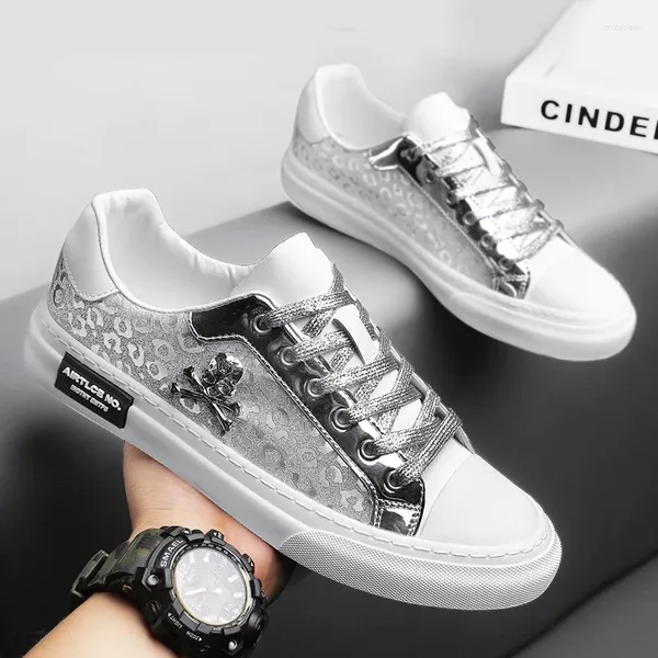 Casual Shoes Trend Designer für Men Street Tinsel Skulls Bienenschuhschuhe Flats Mode Sneakers Jogging Man Sport Schuh