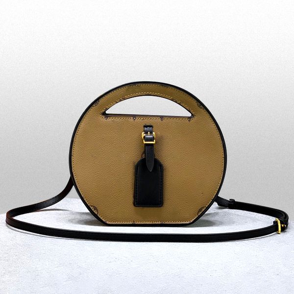 2024 Bolsa de ombro de designer Mini-You Round Bag redonda feminina redonda feminina Crossbody Genuine Leather 24Ss Round Bolsa Casual embreagem Hobo carteira Luxo