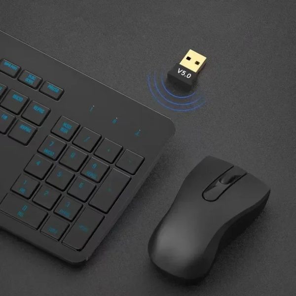 Yeni USB Bluetooth 5.1 Adaptör Verici Alıcı Bluetooth Audio Bluetooth Dongle Kablosuz USB Adaptörü Bilgisayar PC Dizüstü Bilgisayar - İçin -