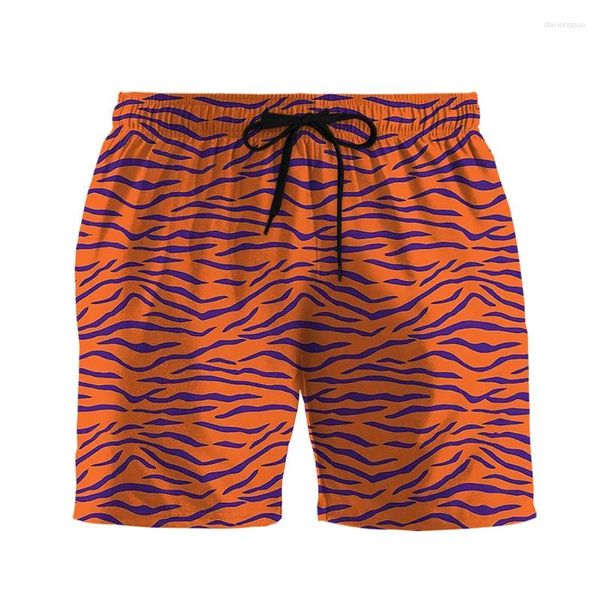 Shorts maschile Animal 3D Skin Short Pants Short for Men Tiger Snake Zebra Grafica estate Outdoor Cool Street Beach Sports Swim Trunks