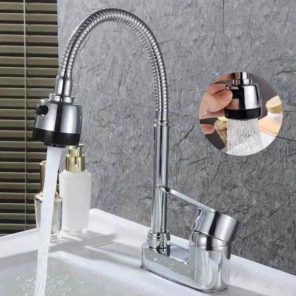 Bad Waschbecken Wasserhähnen Badezimmer Becken Wasserhahn Flexible Federbecken Waschbecken Heißkaltmixer Wasserhackt