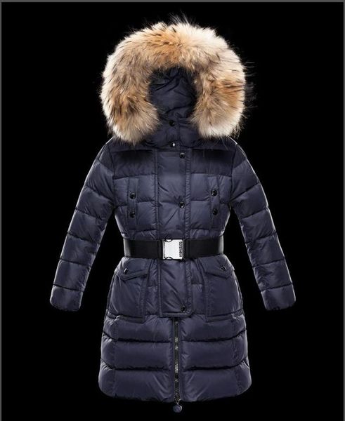 2019 Children039s Girl Women Boy Jacket Coat Parkas With Hood for Girls Warled Grost Down Jackets Kids Hooded Real 100 Fur Wint6848865