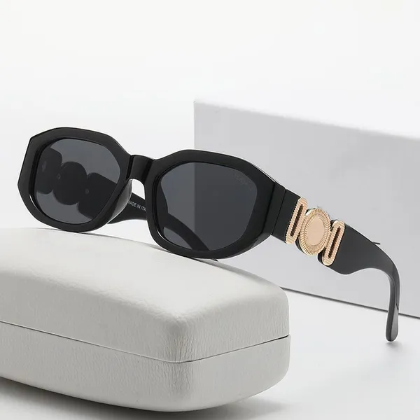 10a+ Designer Sonnenbrille für Wome Mens Sonnenbrille Sonnenbrille Rechteck Optionales Katzenauge polarisierte UV400 -Schutzlinsen Sonnenbrille mit Kasten