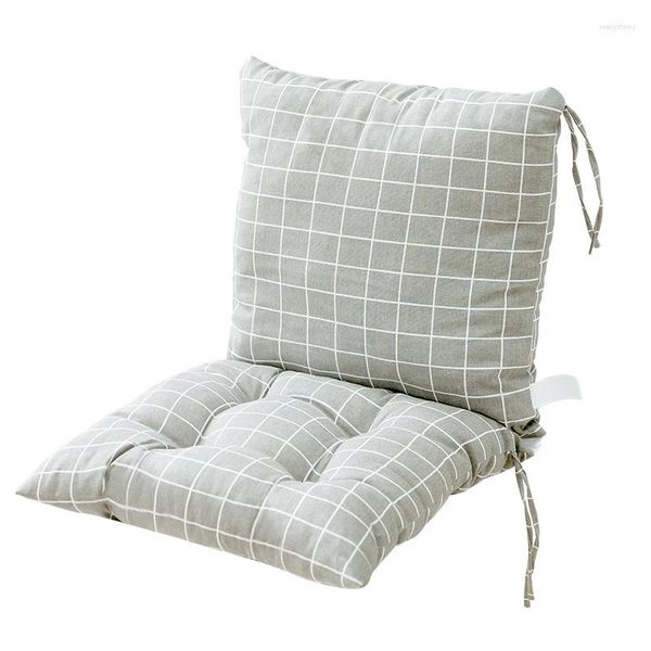 Kissen Pastoralstil Soft Stuhl Back Set für Home Office Student 39 39 cm Coussin mit Riemen Winter Herbstpolster