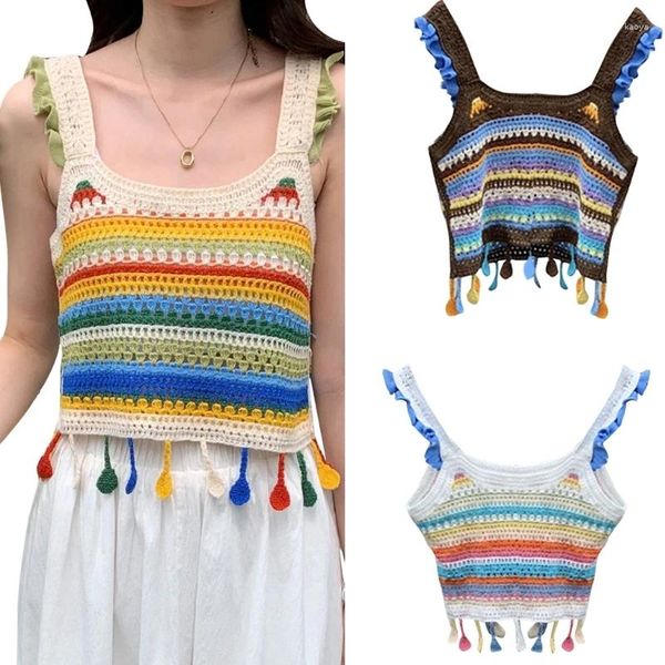 Tanques femininos Mulheres de pescoço de U Holas Lacy Vestido longo Vestido de escritório colorido férias de escritório Vestidos de suspensórios para o verão diariamente