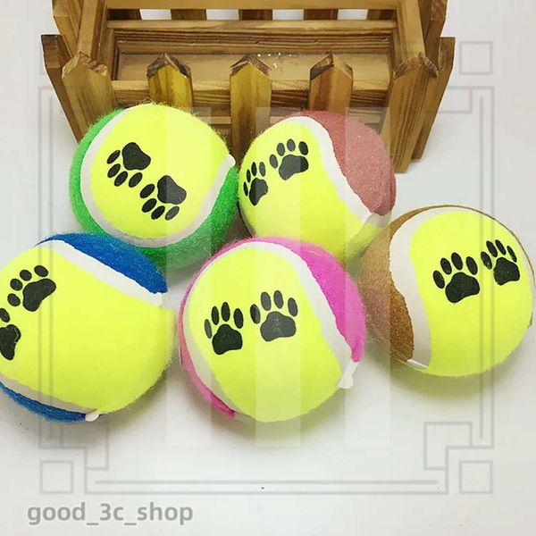 Neuer Designer Haustier Spielzeug Ball Hunde Spielzeug Tennisbällchen Lauf Fetch Spiel Spielzeug kauen Katzenhundversorgung Großhandel für Hunde Durchmesser 6,5 cm 539