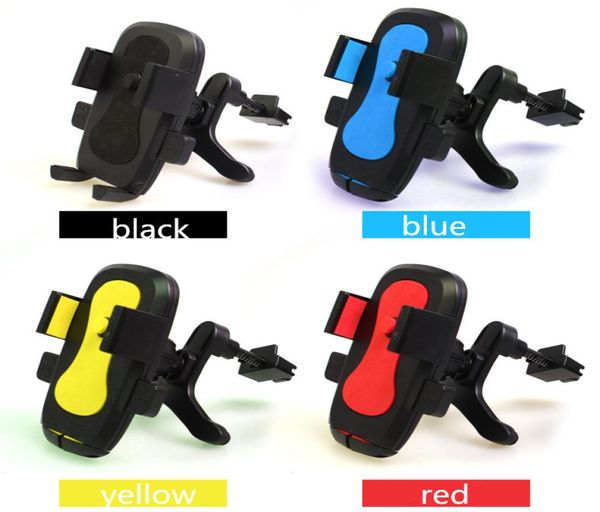 Clipe de suporte para ventilação de ar de 100 pcs para o telefone para celular GPS GPS de várias cores, rack de sponge de sponge de sponge abs8191372