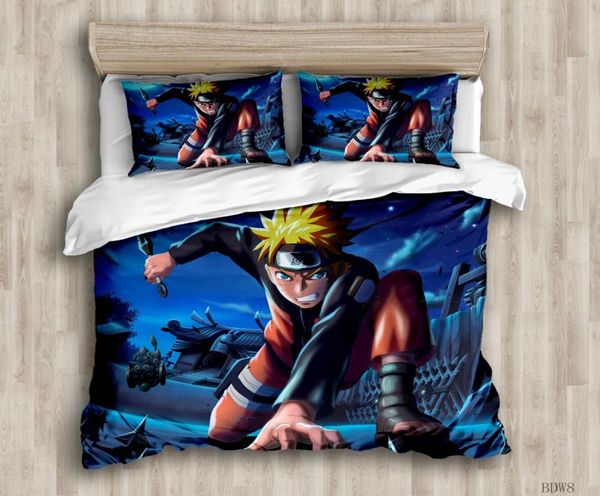 Designer 3D Twin Queen King Kids Bedding Set Anime Luxo Luxo Completo Conjunto de Comércio de Cama Conjunto de Duvet Pounhogra